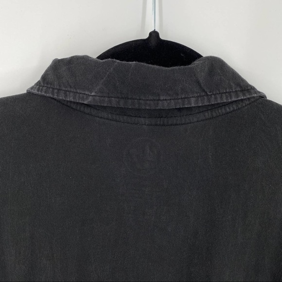 NEW Mens 47 Brand LIII Superbowl Washed Black Polo Shirt - Picture 10 of 13